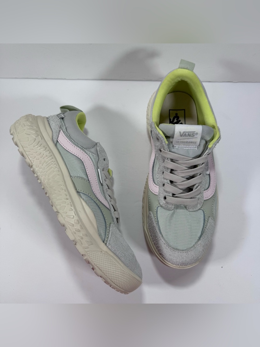 Vans UltraRange Neo VR3 MTE Light Mint Green Sneakers Women Size 8.5 Men Size 7